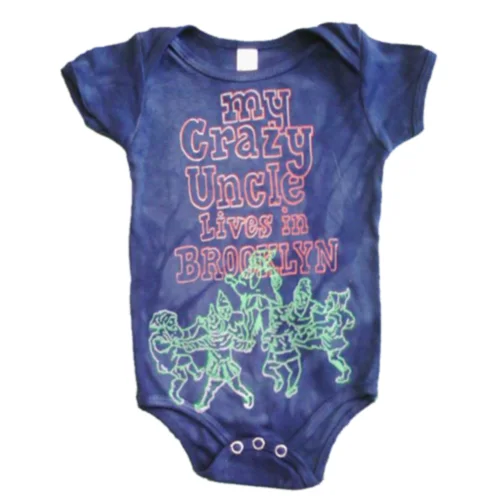 My Crazy Uncle lives in Brooklyn, baby Onesie